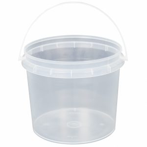 Honey Buckets - 3kg Pail Clear INCLUDE LID - Plastic Food Grade