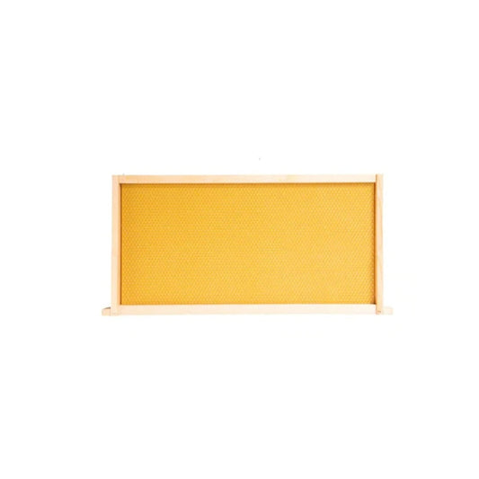 Beehive Premium Assembled Full Depth Frames NZ Pine Wood With Plastic Foundation Sheet