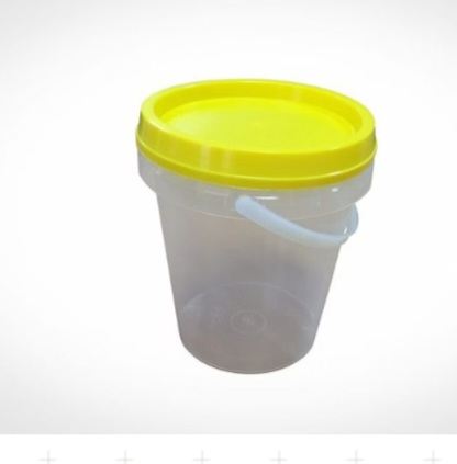 Honey Buckets - 1.5kg Pail Clear INCLUDE LID - Plastic Food Grade